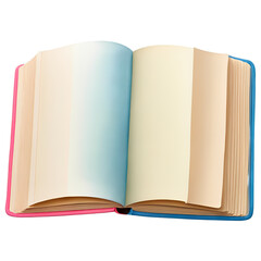 An Open Book with Blank Pages Ready for Ideas Creativity and Imagination to Fill Its Expansive Potential and Inspire New Stories