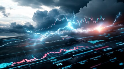 Panoramic Stock Market Data Visualization
