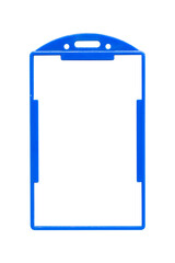 blank name tag isolated on white