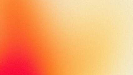 Abstract smooth color gradient grainy texture with orange red colors backdrop design, light pastel noisy gradient, cover, header, poster, banner