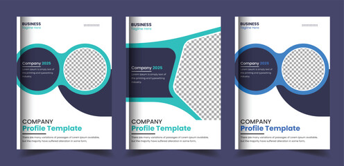 Business leaflet Corporate Book Cover Design in A4 Brochure Annual Report
