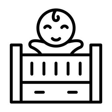 recommend clip art: Baby Crib Icon