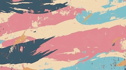 Vibrant Abstract Colorful Brushstroke Background Design