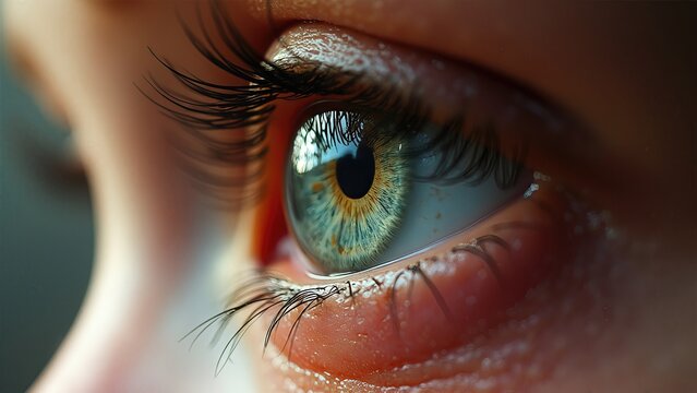  Vibrant Human Eye Macro
