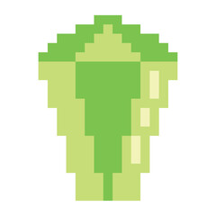 Fototapeta premium video game items pixelated gemstone