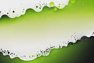 Obraz premium Green grainy gradient abstract background, noise texture effect, banner poster header design