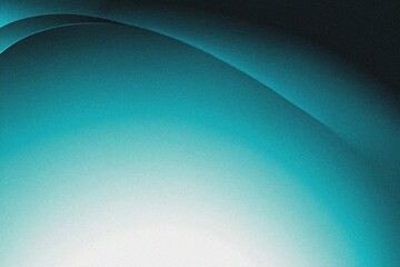 Obraz premium Blue green grainy background, noise texture grunge gradient abstract banner header poster cover backdrop design