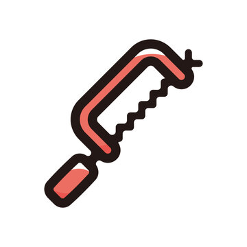 recommend clip art: Hacksaw outline icon for graphic design, apps and websites