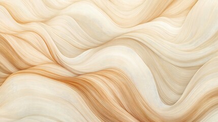 Soft, flowing organic lines in earthy muted tones intertwining, forming a delicate abstract pattern with natural harmony and texture.