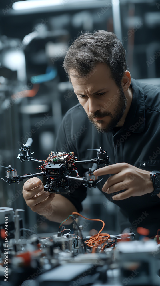 Aufkleber exploring the intricacies of drone technology a focus on innovation and precision in robotics