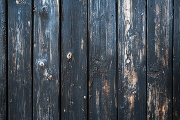 Fototapeta premium Dark Black Wood Plank Texture for Background Use