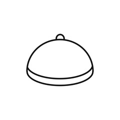 Food icon Flat art illustration in outline