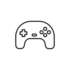 Gamepad icon Flat art illustration in outline