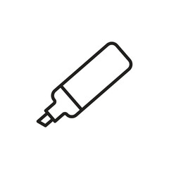 Marker icon Flat art illustration in outline