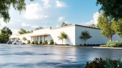 Obraz premium Clean Lines in Urban Background with High Resolution Detail