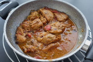 This is a delicious and flavorful Chicken Curry, expertly made with various spices and sauces