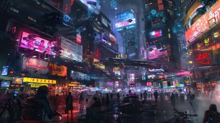 Neon Cityscape