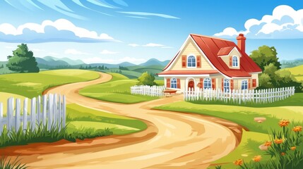 Inviting Countryside Property with Clean Lines