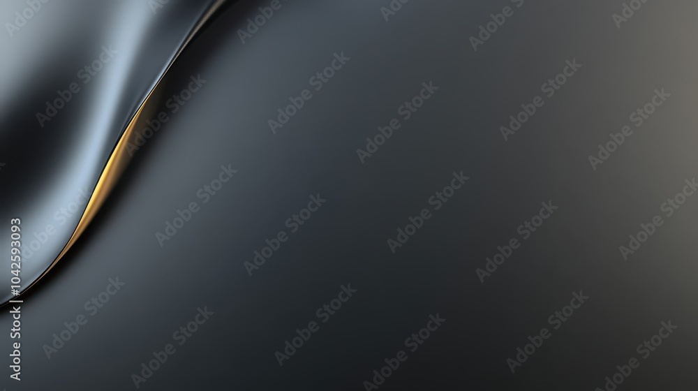 Poster smooth gradient black background with a soft fade from black to light grey, ideal for creating sleek