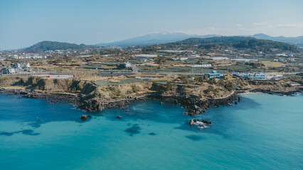 Fototapeta premium 제주 애월 애월해안로