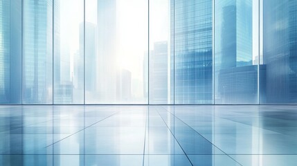 Modern City Skyline with Professional Staging Elements