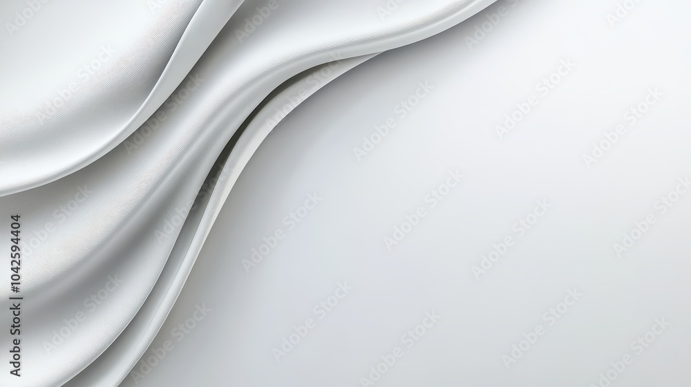 Poster white background with subtle shading and wide copy space, ideal for promotional or informational con