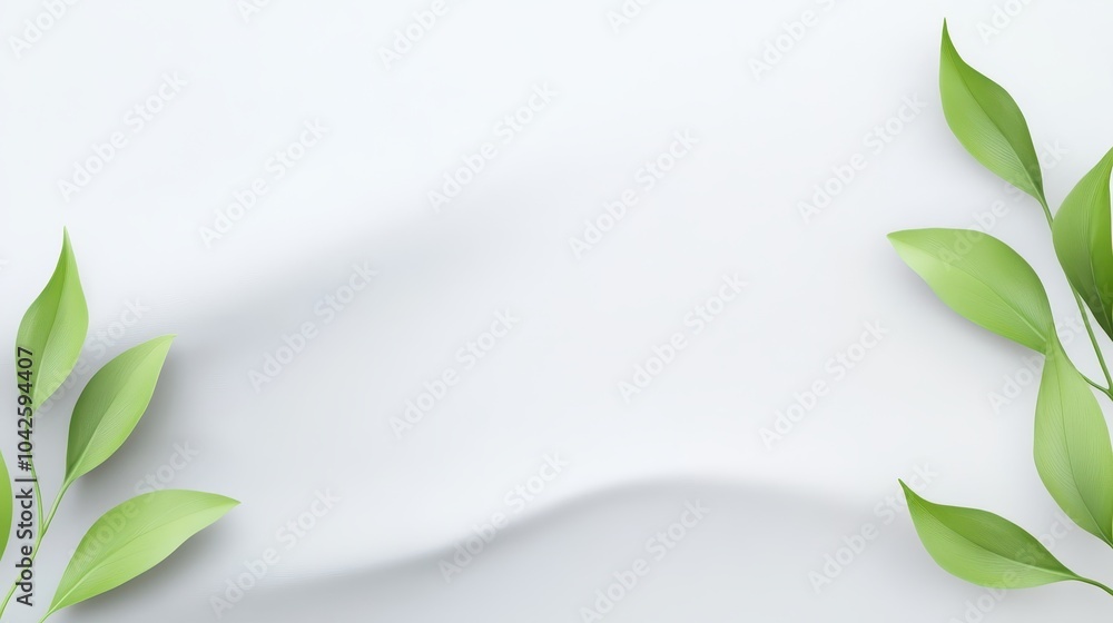 Poster white background with subtle shading and wide copy space, ideal for promotional or informational con