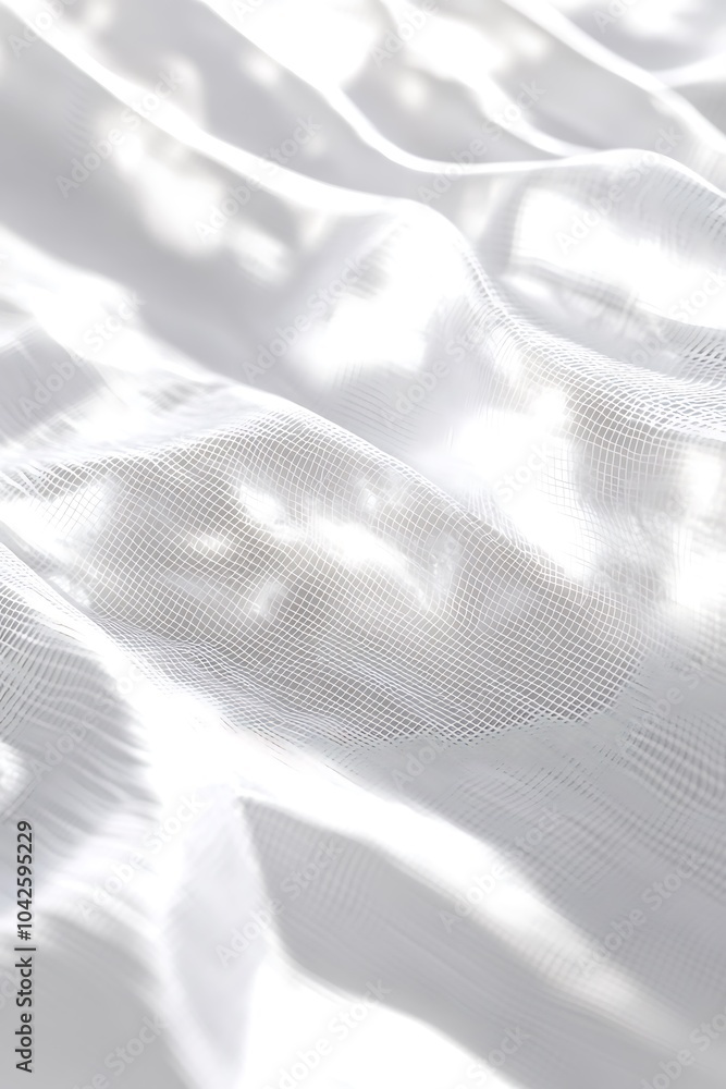 Poster a soft, white textured surface glimmers under gentle light, creating an elegant and serene ambiance.