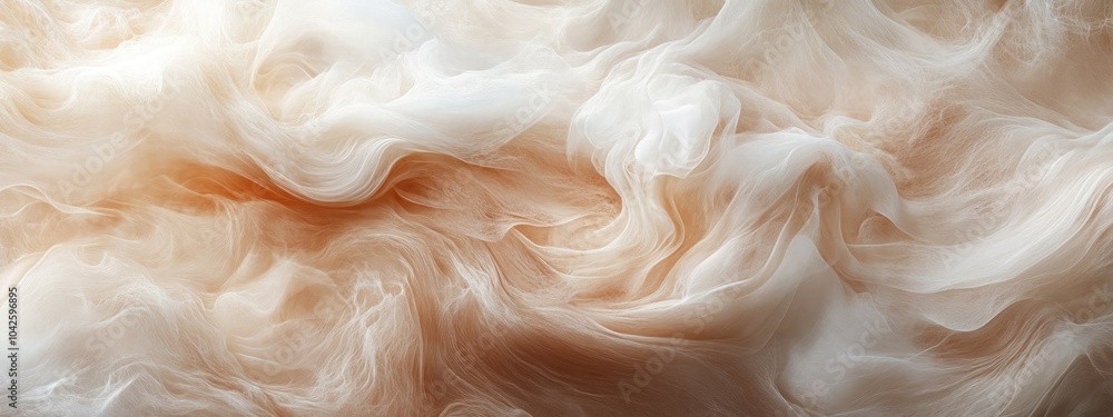 Poster abstract swirling patterns of soft hues, evoking a sense of calm and fluidity.