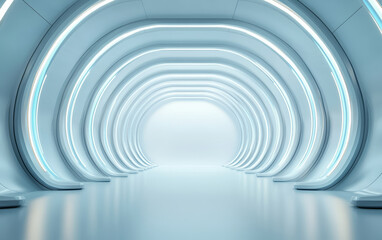 Obraz premium Background of e-commerce product booth integrating fashion and technology elements