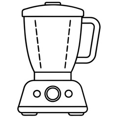 Line art of blender vector