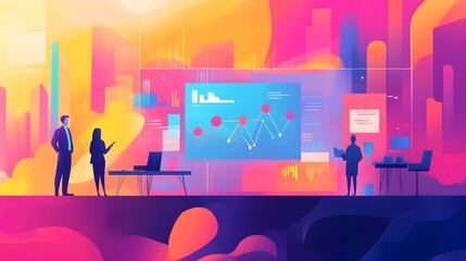 Business Data Analysis Presentation with Graphs and Charts