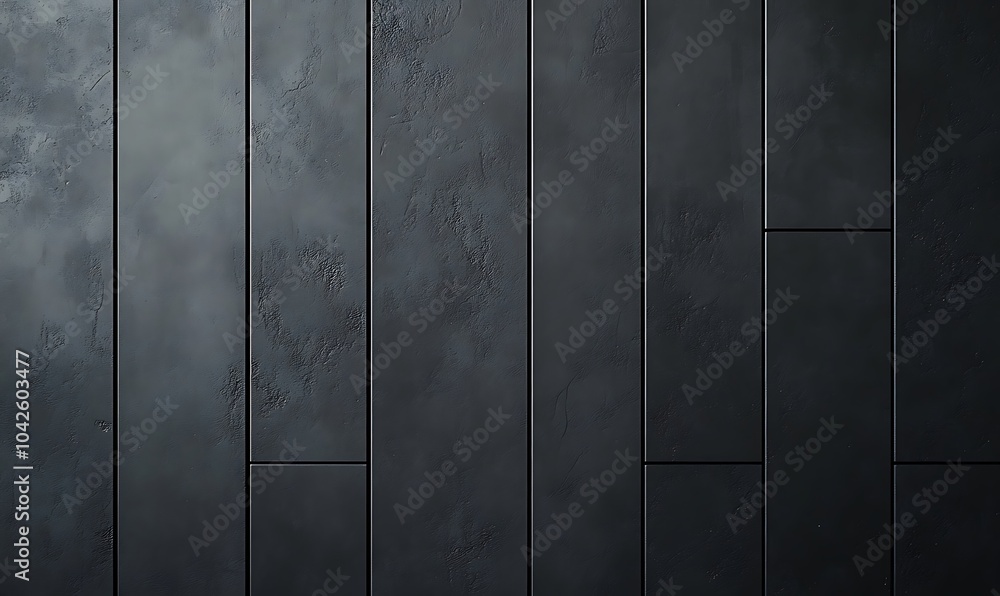 Poster A textured dark surface with vertical lines, showcasing patterns that resemble stone or concrete, providing a modern aesthetic.