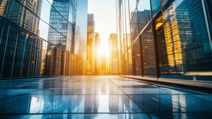 Urban Sunset with Vibrant Colors and High Detail