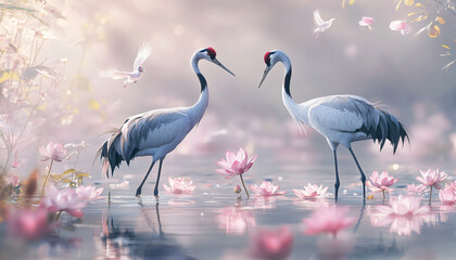 Obraz premium wildlife in the unique natural world