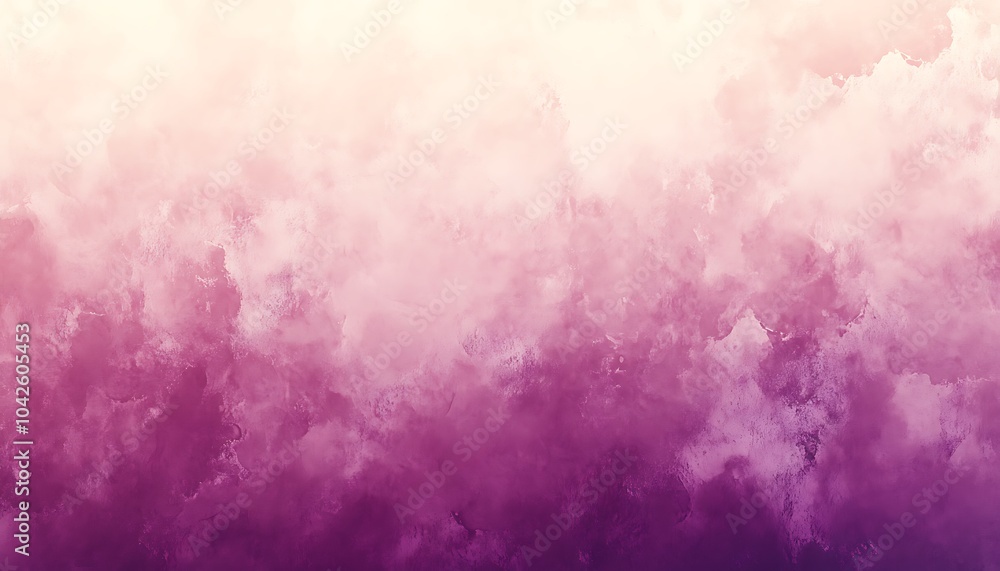 Poster An abstract gradient featuring soft hues transitioning from light to deep purple, evoking a calm and serene atmosphere.