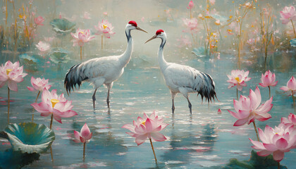 Naklejka premium wildlife in the unique natural world