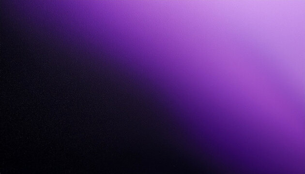 captivating abstract background showcasing a smooth blend of black and purple gradients, accented by a subtle grain texture, symbolizing depth, mystery, and creativity