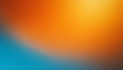abstract gradient background blending vibrant orange and serene sky blue, featuring a subtle grain texture. This image symbolizes creativity, energy, and tranquility, perfect for diverse designs