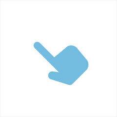 Finger cursor screen icon vector logo art illustration-01.eps