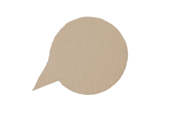 PNG, Cardboard, recycle concept, isolated on white background