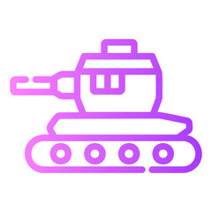 army tank Gradient icon