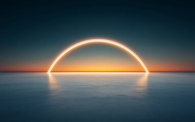 Minimalist modern art building space structure
