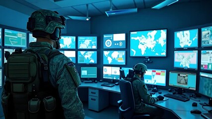 Military Personnel Monitoring Security System in Command Center