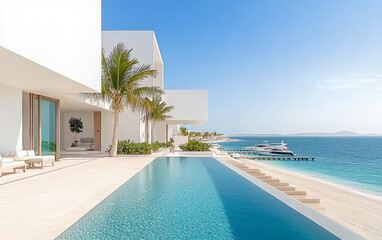 Fototapeta premium Summer vacation home by the sea