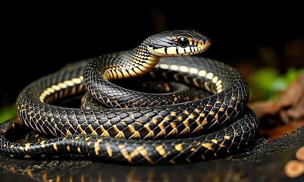 Ahaetulla prasina: A Southern Asian Snake Species from the Colubridae Family