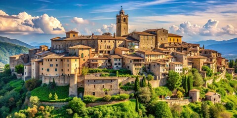 Small republic in Italy known for its medieval architecture and scenic views, San Marino, Italian, Europe, Cityscape, Travel