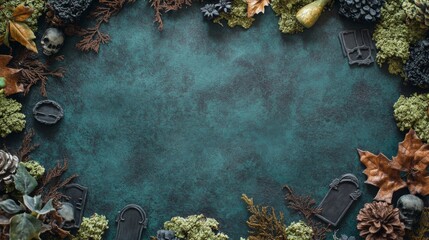 Dark Themed Decorative Frame for Halloween