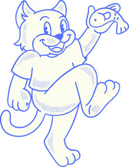 Cat Animal Cartoon Illustration