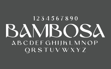 vector Font Alphabet, Uppercase and number Typography urban style illustration for fashion, sport, technology, digital, music, movie, logo design,